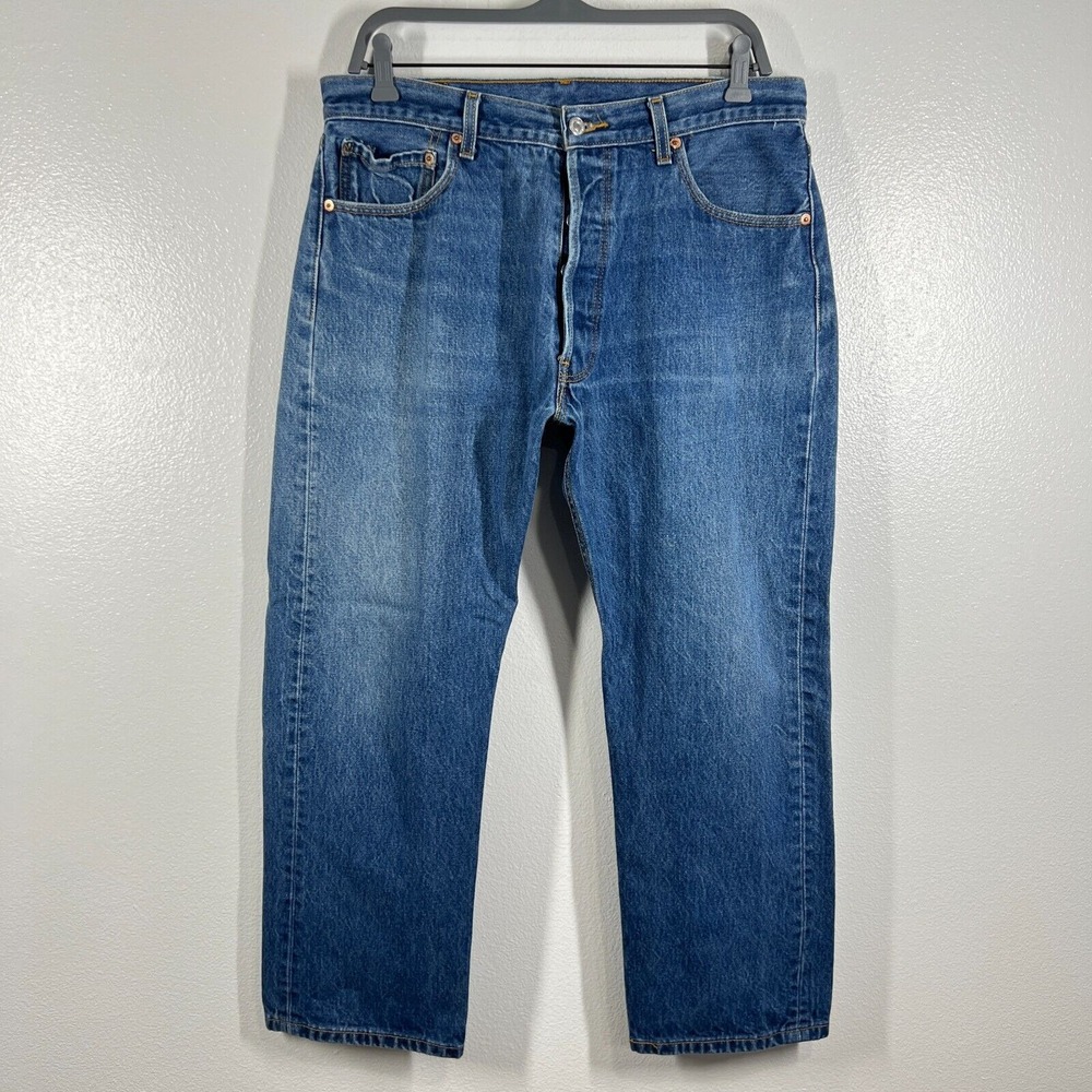 Vintage Levi's 501 XX Denim Mens 36x30 Jeans Original Fit Straight Leg 2000s Y2K